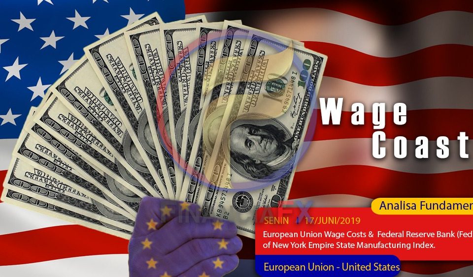 Euro Union Wage Costs & US Fed of New York Empire State