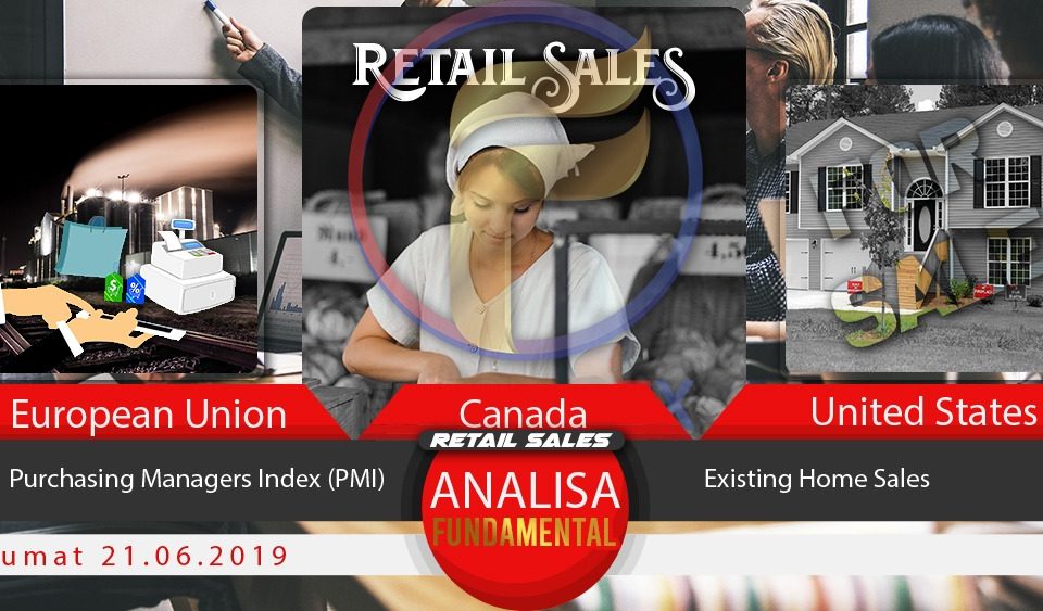 Markit European Union PMI, Canada Retail Sales & US Existing Home Sales