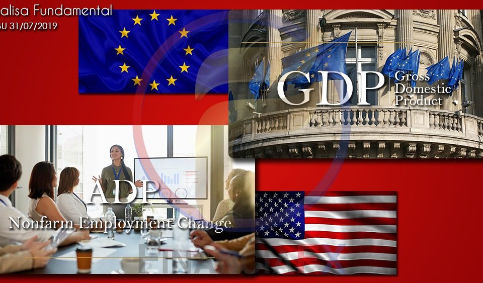 European Union GDP & ADP US Nonfarm Employment Change