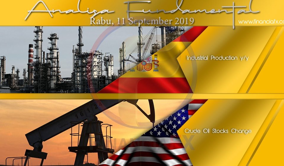 Spain Industrial Production & EIA US Crude Oil Stocks Change