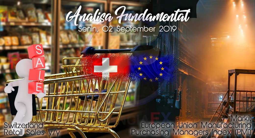 Switzerland Retail Sales & Markit European Union Manufacturing PMI